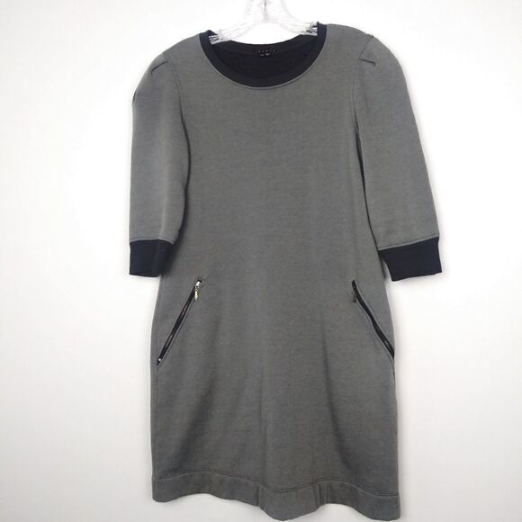 Theory gray sweater dress size small - Picture 2 of 6